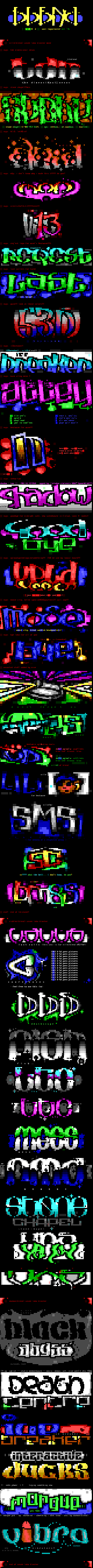 ansi logocluster 10/96 by multiple artists