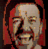 Ricky Gervais by Lego_Colin
