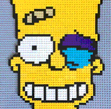 Bart's black eye by Lego_Colin