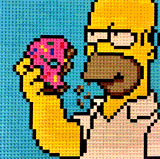 Homer Simpson by Lego_Colin