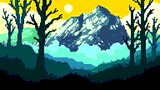 Morning Mountain by PixelArtForTheHeart