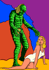 the Creature from the Black Lagoon by Horsenburger