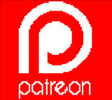 Patreon logo by Horsenburger