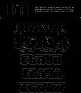 Ascii Colly #1 by Lethal Injection