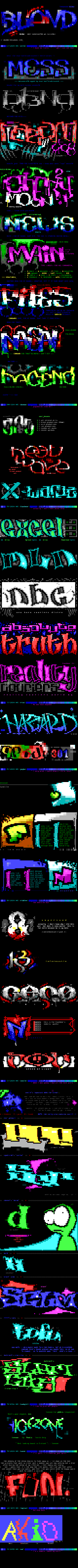 ANSI logocluster 12/96 by multiple artists
