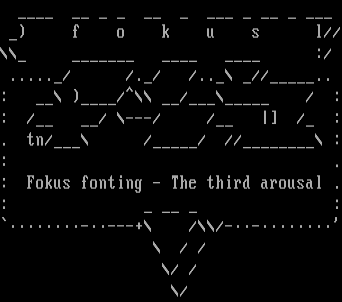 Fokus Fonting #03 by Tzeentch