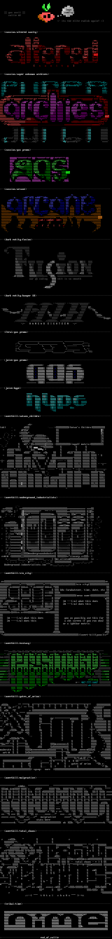 gas ascii collection #2 by gas members