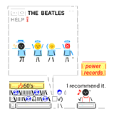 The Beatles - Help! by Kurogao