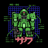 Gundam MS-06 by Buzz_Clik