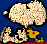 Snoopy and Woodstock by Lego_Colin