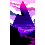 Cracked Pyramid by PixelArtForTheHeart