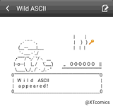 ASCII Pokemon by XTComics