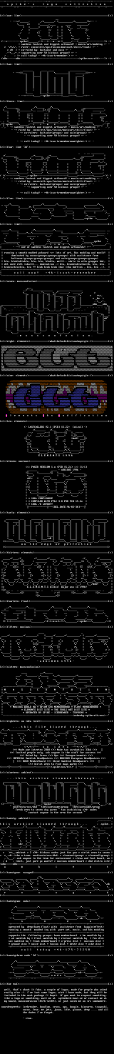 Spike (C) Ascii Collection by Spike